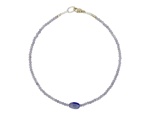 Margaret Solow Double Tanzanite Beaded Bracelet
