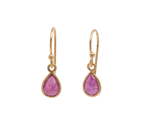 Margaret Solow Ruby Teardrop Earrings