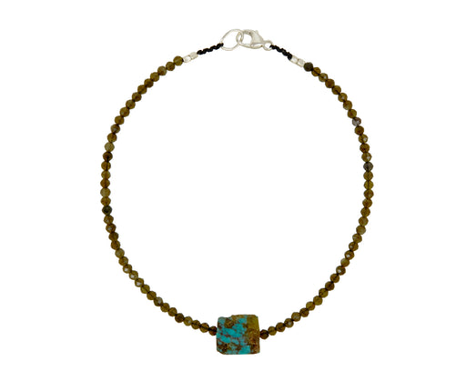 Margaret Solow Cats Eye and Turquoise Beaded Bracelet