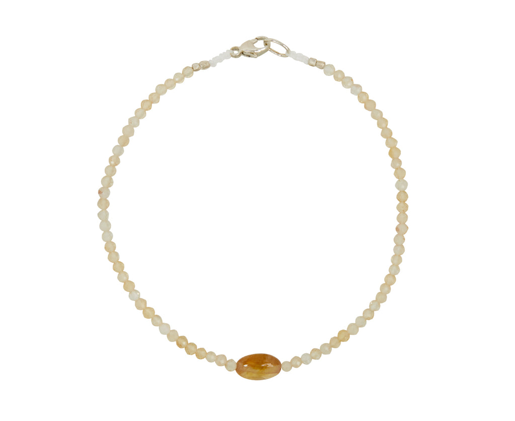 Margaret Solow Sapphire and Citrine Beaded Bracelet