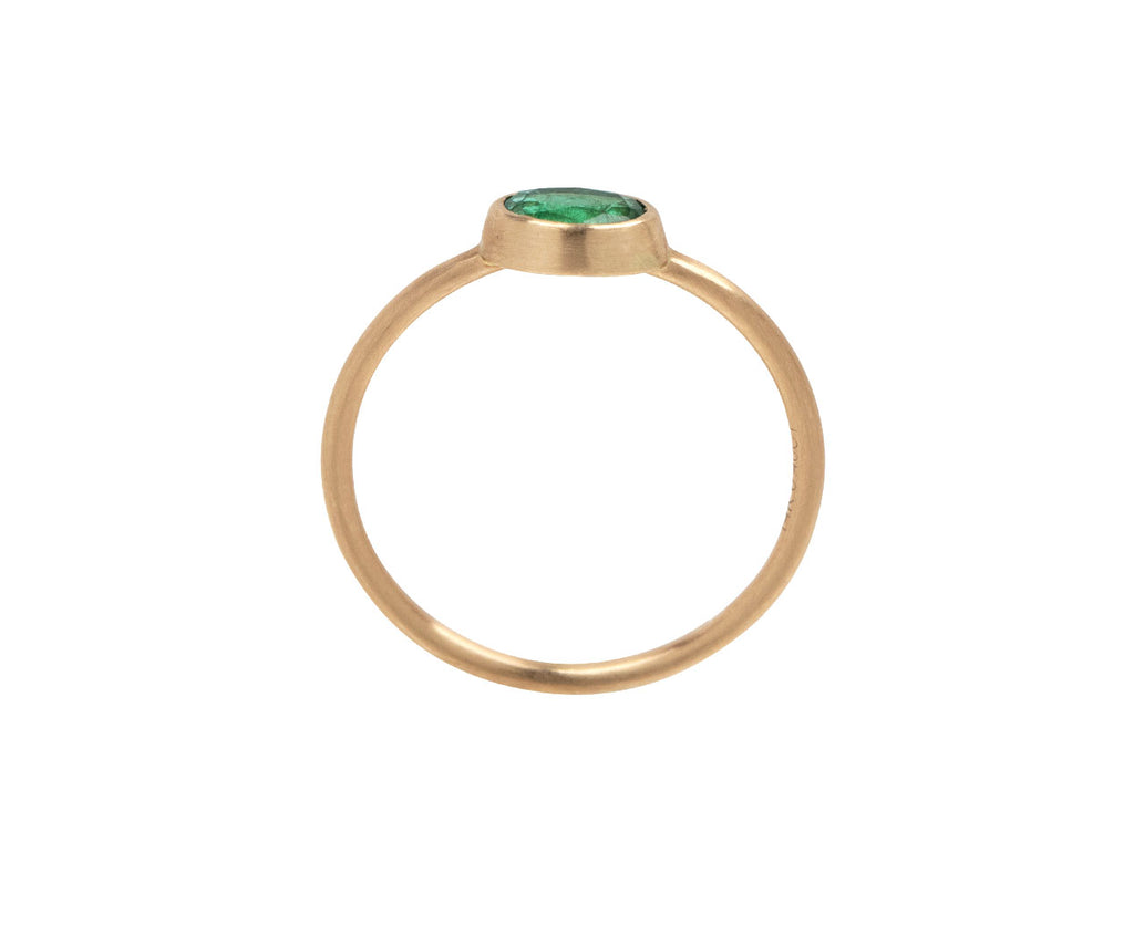 Margaret Solow Emerald Ring - Side View