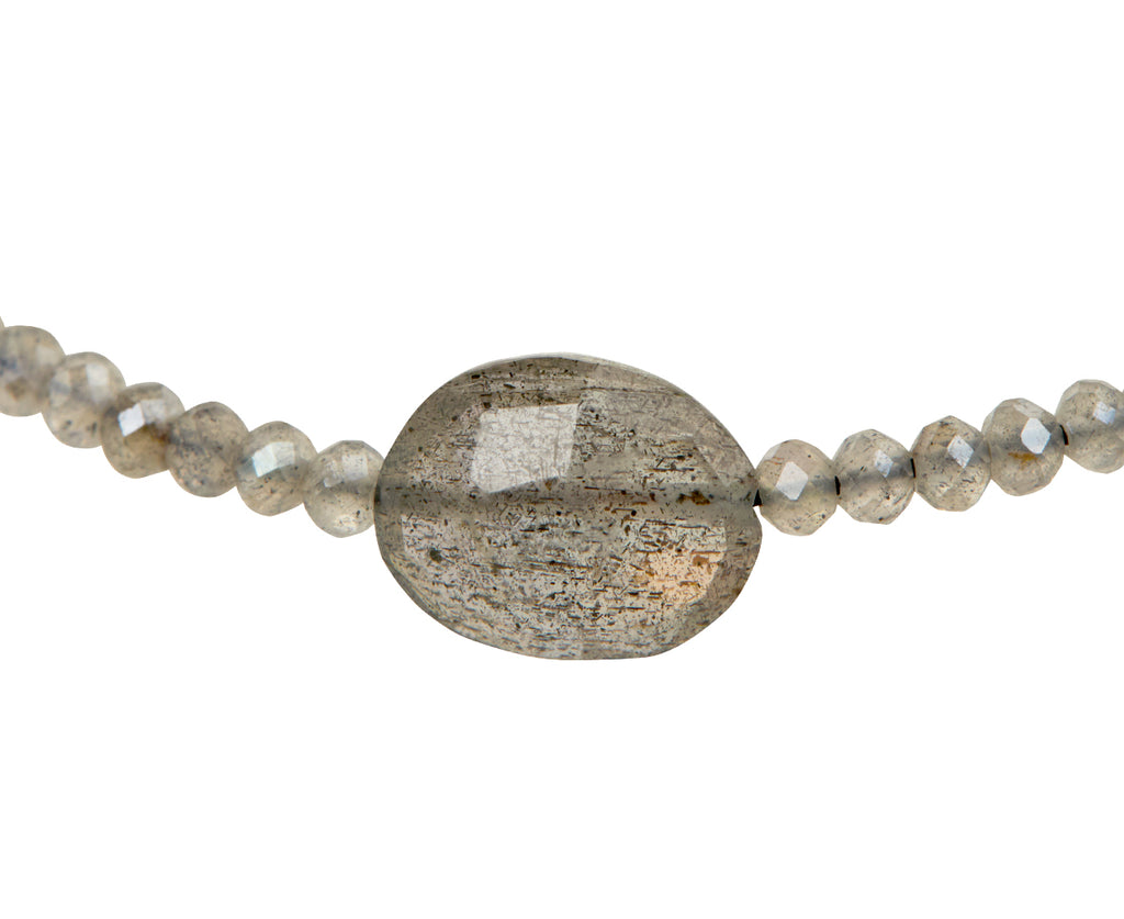 Margaret Solow Labradorite Beaded Bracelet - Closeup