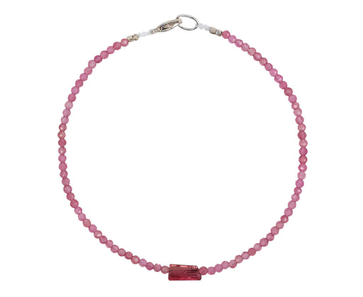 Margaret Solow Pink Tourmaline Beaded Bracelet