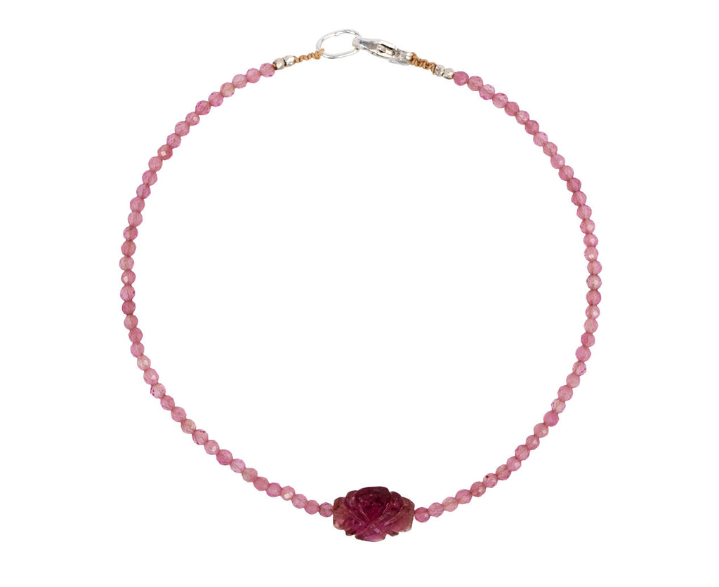 Margaret Solow Pink Tourmaline Beaded Bracelet