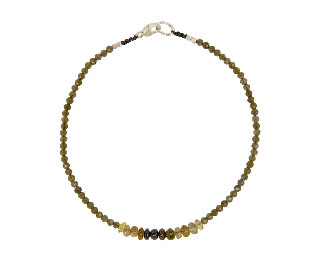 Margaret Solow Cats Eye and Tourmaline Beaded Bracelet