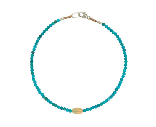 Margaret Solow Turquoise and Opal Beaded Bracelet