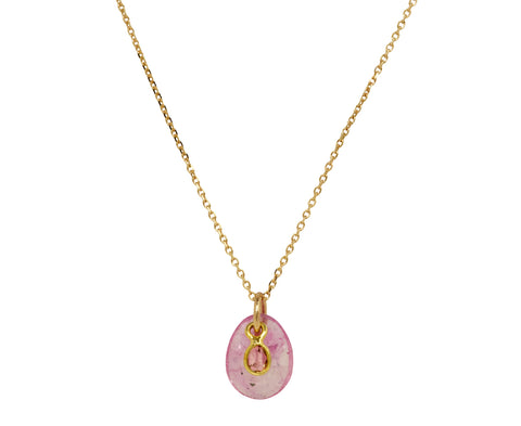 Margaret Solow Tourmaline and Diamond Pendant Necklace