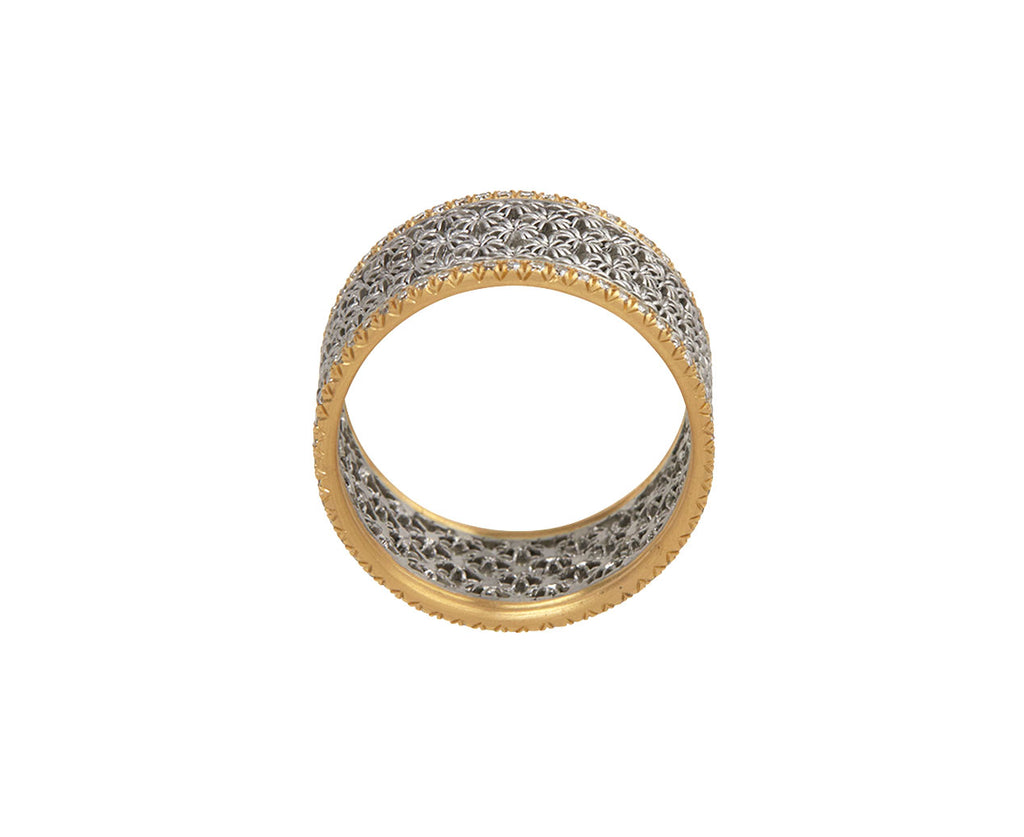 Diamond Wide Platinum Band