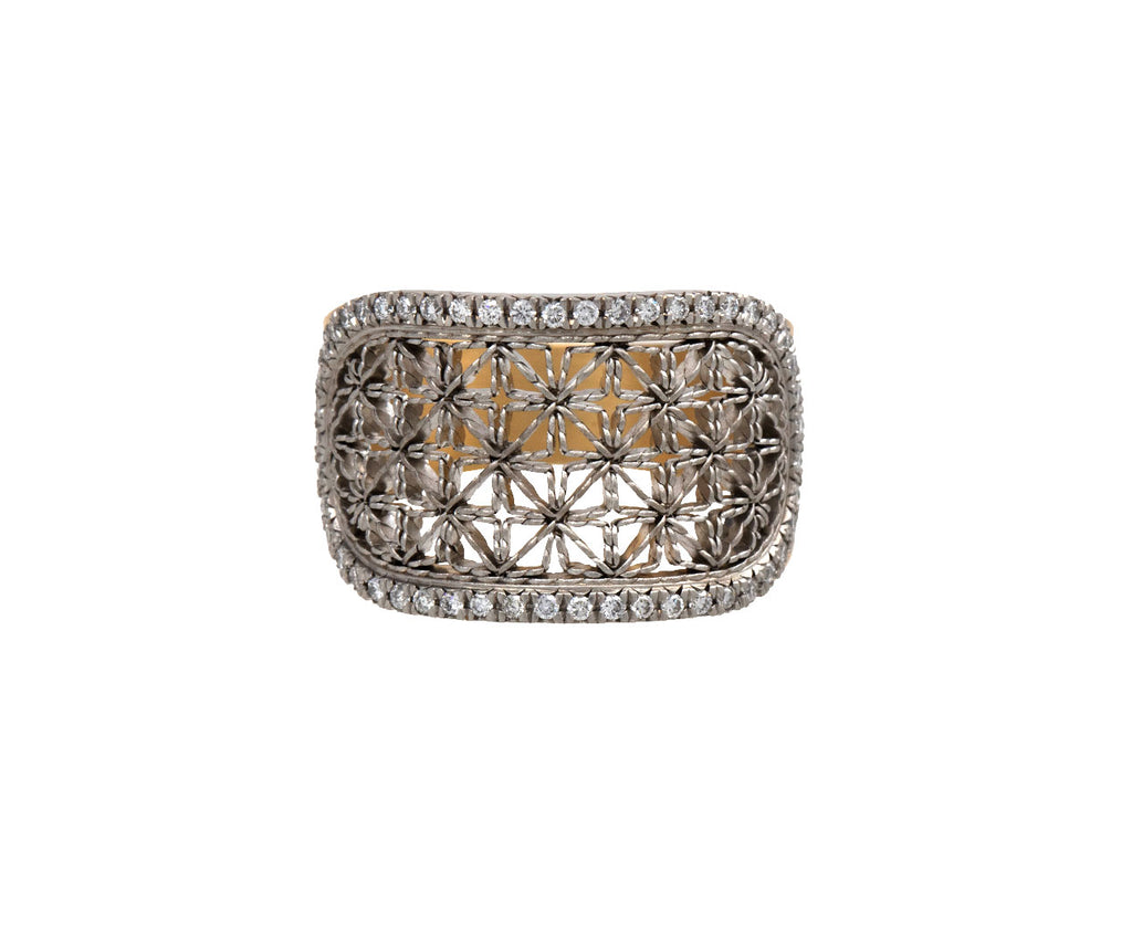 Micro Diamond Ellipse Ring