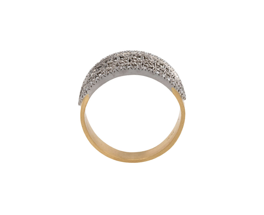 Micro Diamond Ellipse Ring