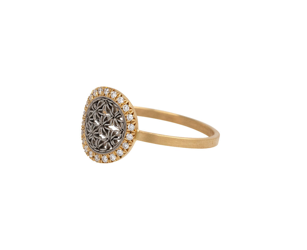 Round Diamond Damask Ring - TWISTonline 