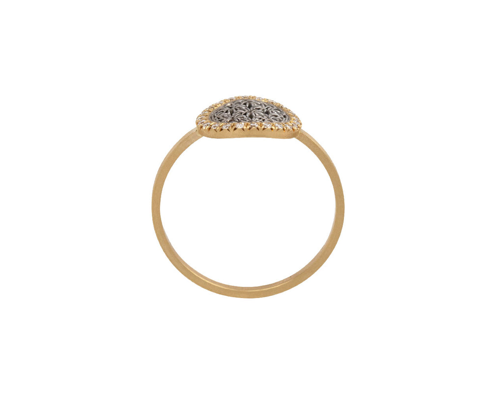 Round Diamond Damask Ring - TWISTonline 