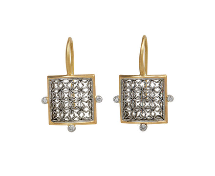 Diamond Lantern Earrings