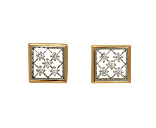 Small Block Earrings