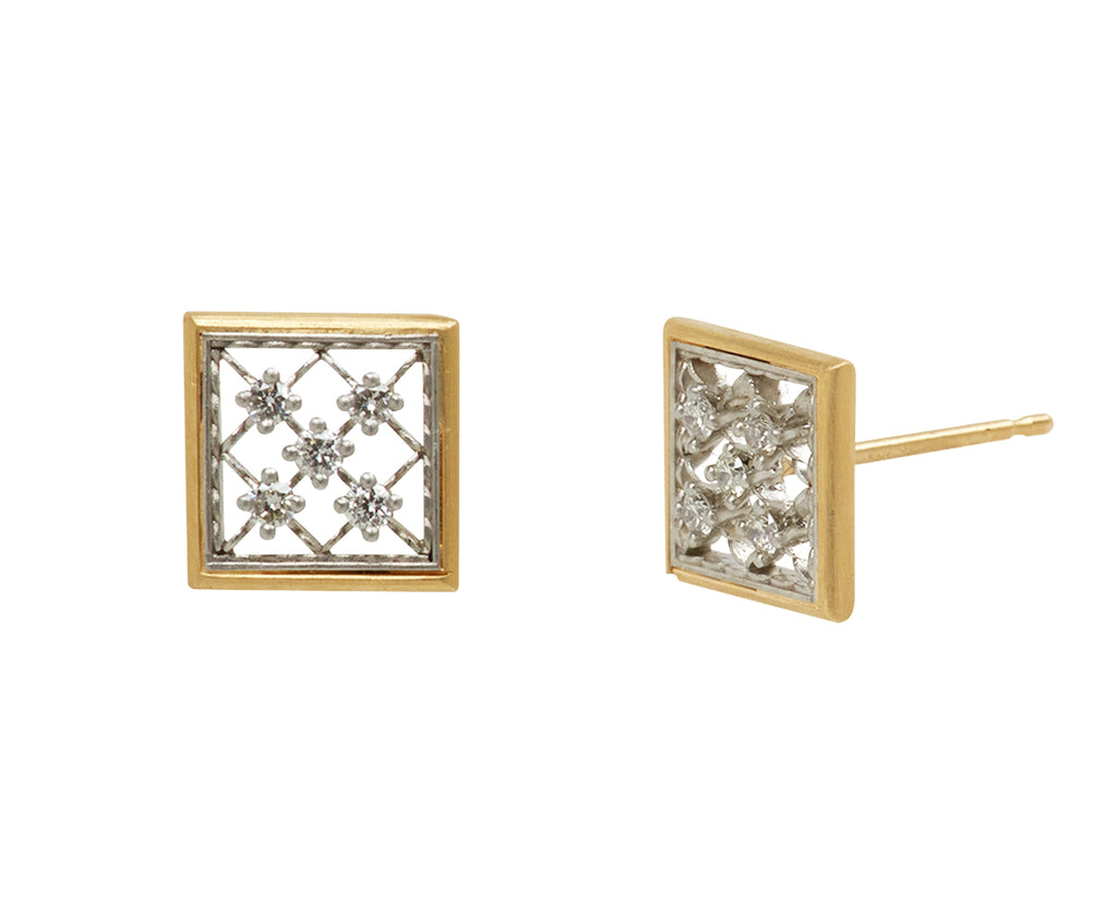 Small Block Earrings