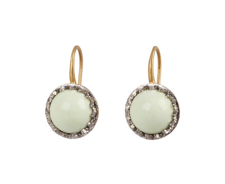 Chrysoprase Lacy Earrings