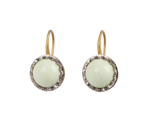 Chrysoprase Lacy Earrings
