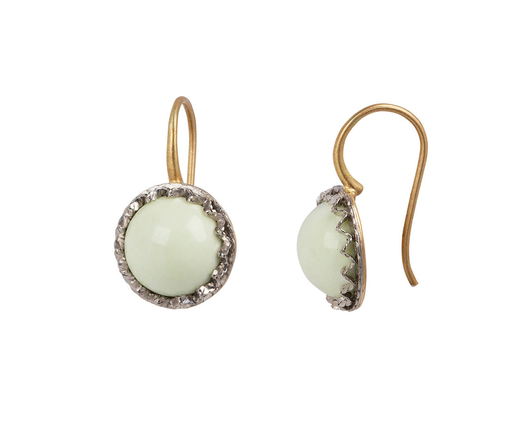 Chrysoprase Lacy Earrings