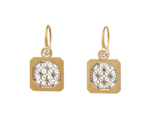 Nikolle Radi Diamond Radiant Earrings
