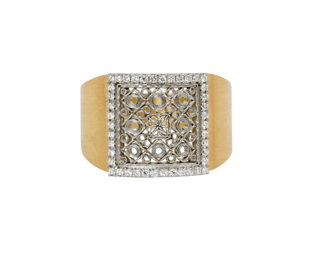 Nikolle Radi White Diamond Vault Ring