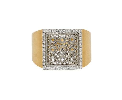 Nikolle Radi White Diamond Vault Ring