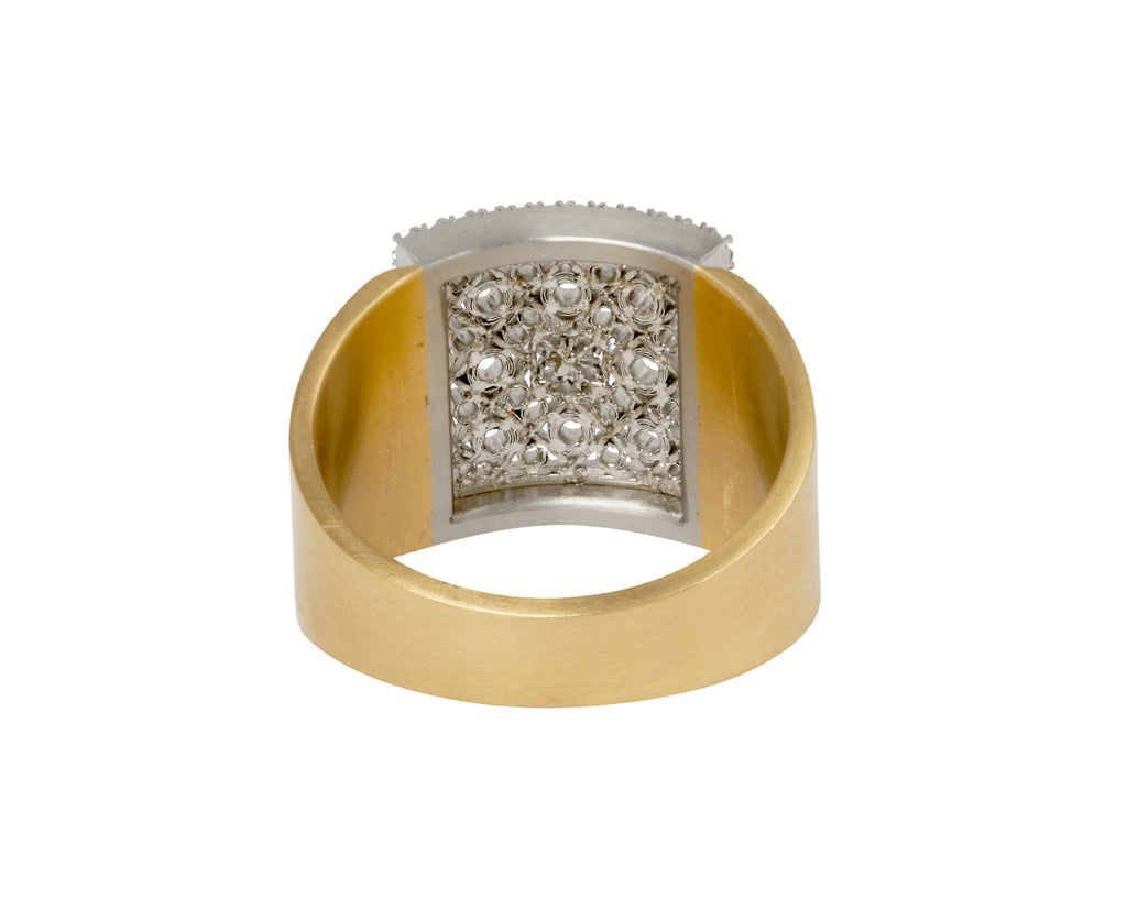 Nikolle Radi White Diamond Vault Ring - back