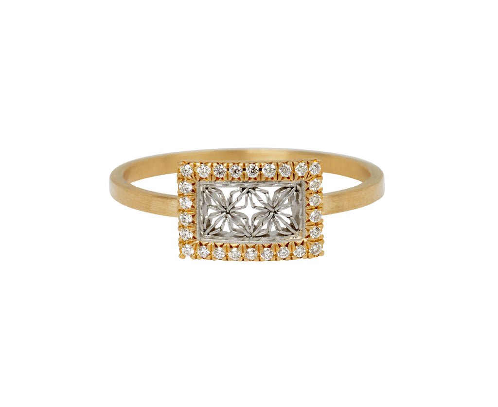 Nikolle Radi East-West Small Damask Ring