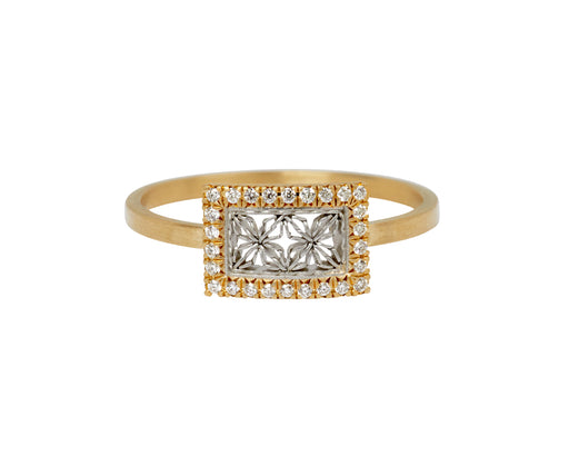 Nikolle Radi East-West Small Damask Ring