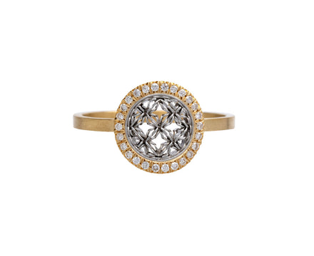 Nikolle Radi Small Diamond Damask Ring