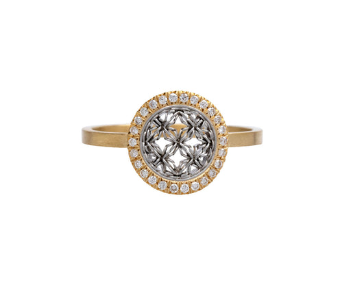 Nikolle Radi Small Diamond Damask Ring