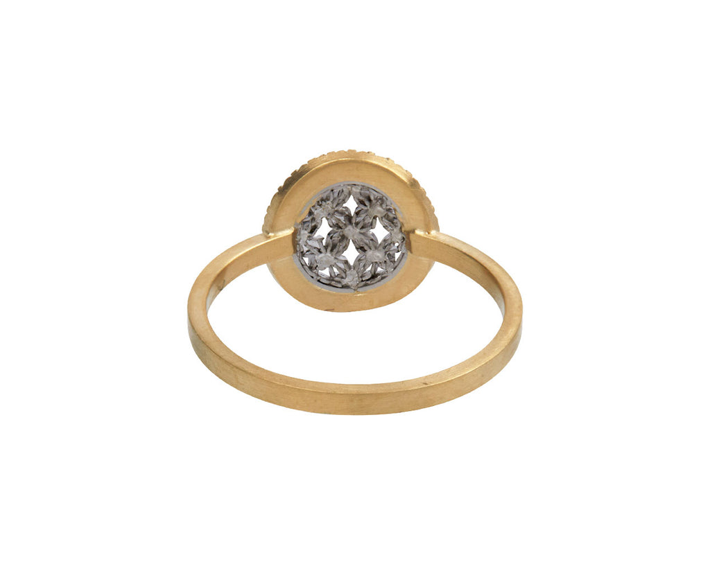 Small Diamond Damask Ring