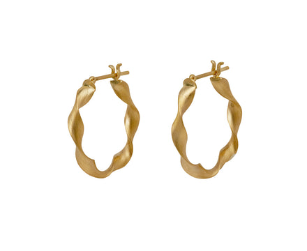 Nikolle Radi Scroll Hoop Earrings