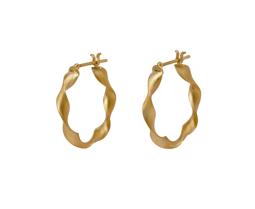 Nikolle Radi Scroll Hoop Earrings
