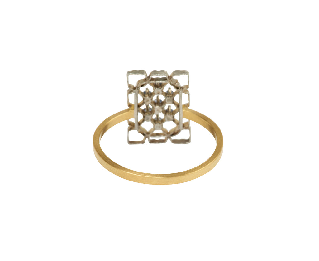 Airy Lace Ceylon Blue Sapphire Ring