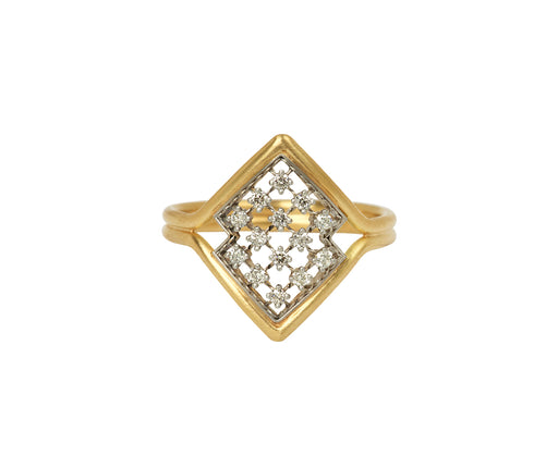 Nikolle Radi Micro Prong Diamond Ring