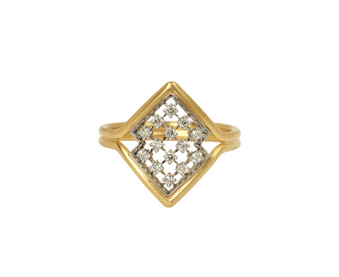 Nikolle Radi Micro Prong Diamond Ring