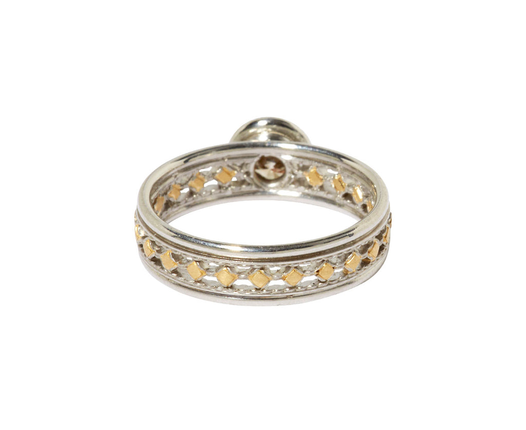 Nikolle Radi Champagne Diamond Ring - back
