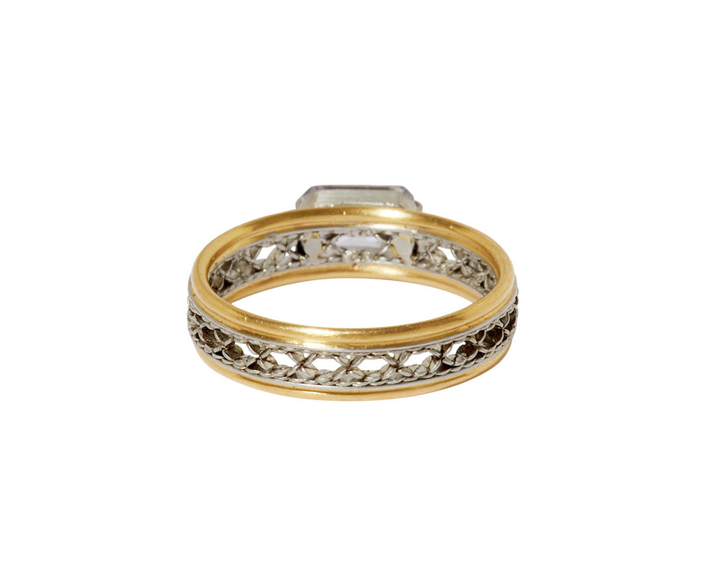 Nikolle Radi Lavender Sapphire Ring - back