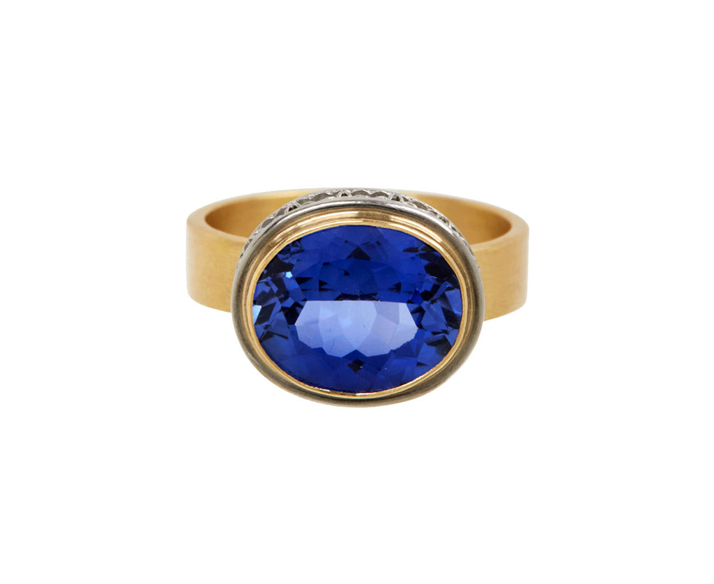 Oval Tanzanite Segovia Ring