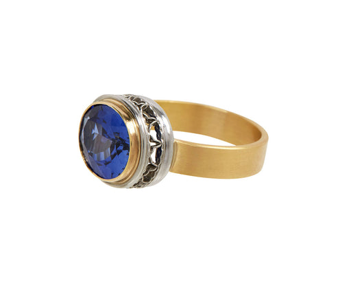 Oval Tanzanite Segovia Ring