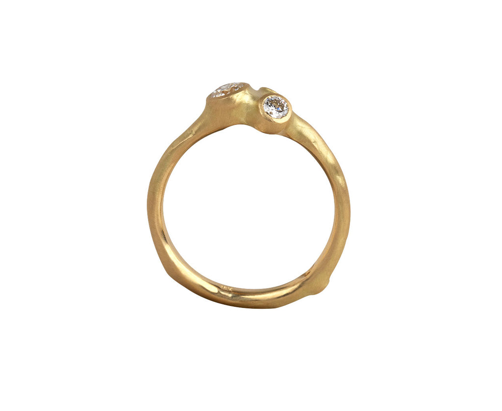 Large Diamond Cluster Ring
