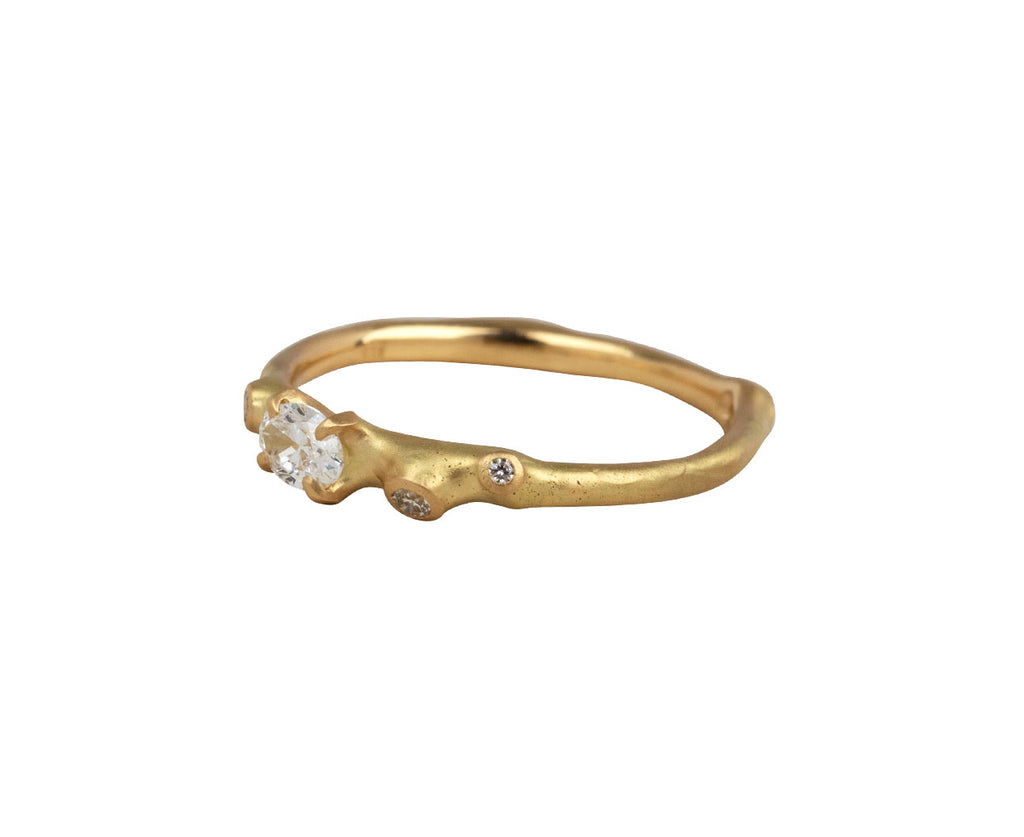 Oval Diamond Cluster Ring