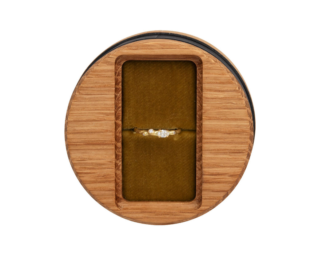 Oval Diamond Cluster Ring