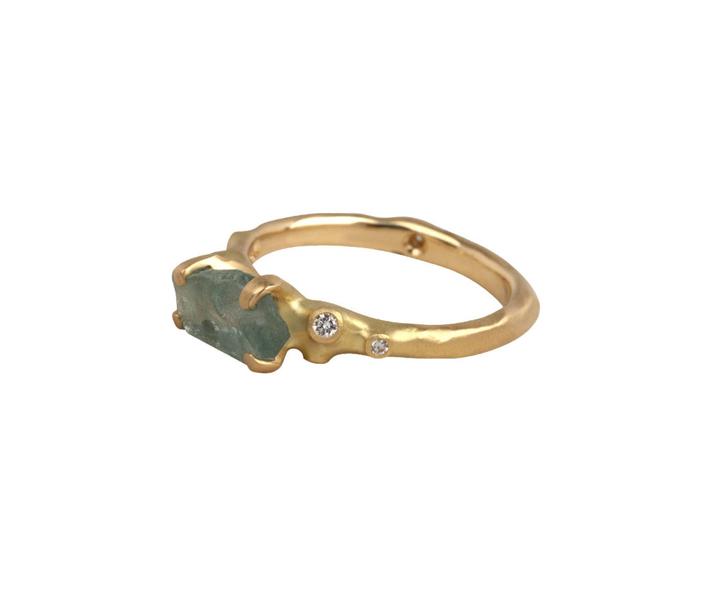 Pale Blue Montana Sapphire Ring