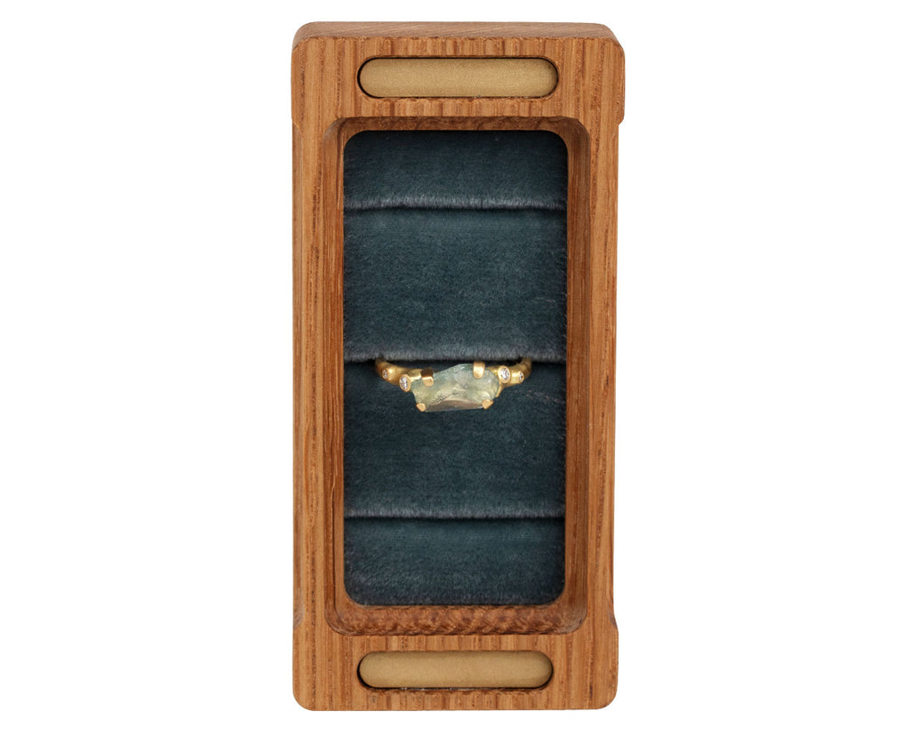 Pale Blue Montana Sapphire Ring