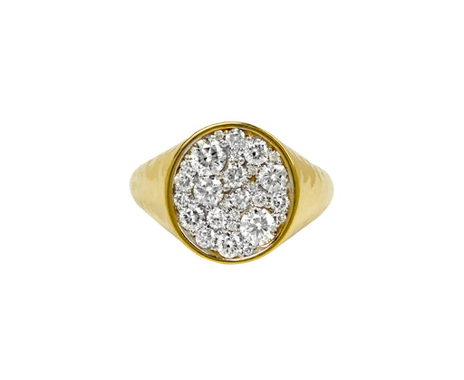 The Octavia Diamond Signet Ring