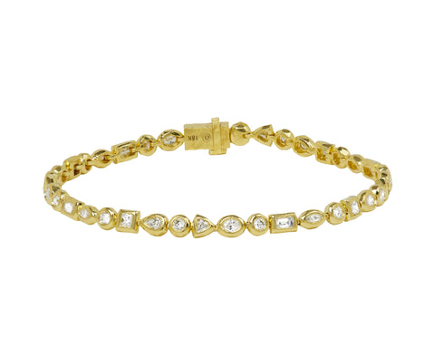 Octavia Elizabeth Mix and Match Diamond Nesting Gem Tennis Bracelet