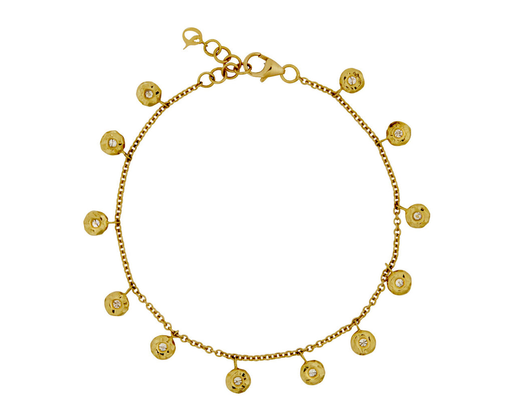 Twelve Diamond Nesting Gem Bracelet