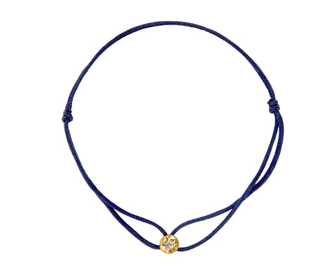 Navy Parachute Nesting Gem Bracelet
