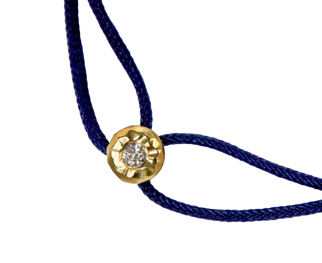 Navy Parachute Nesting Gem Bracelet